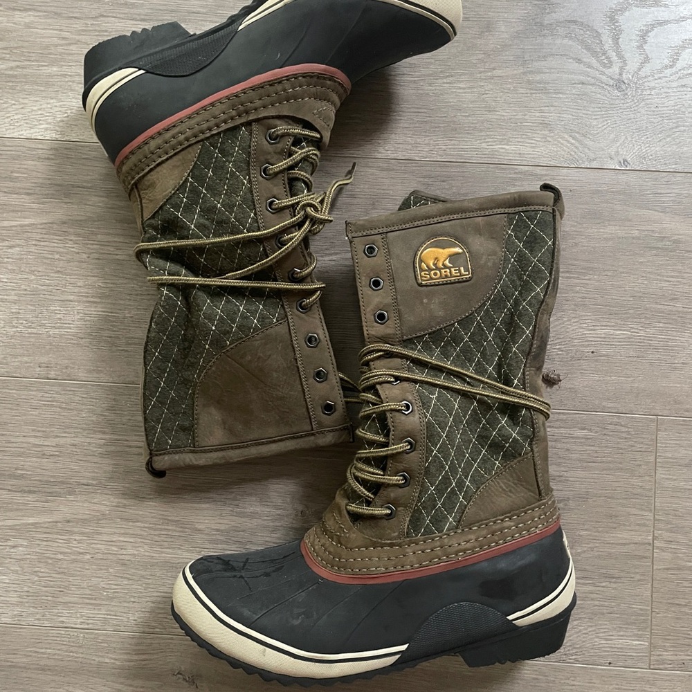 Sorel Black Fabric Footwear